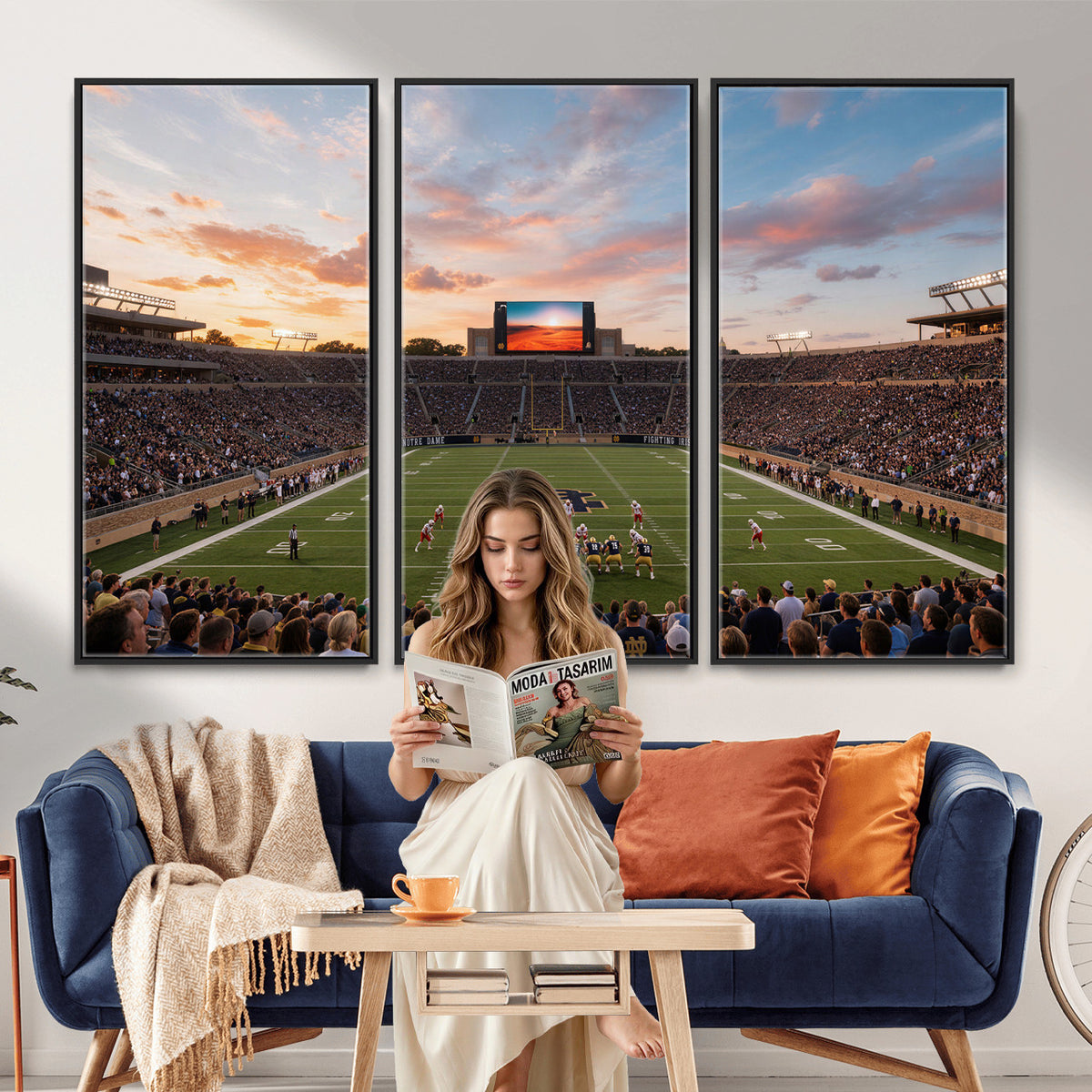 54464530-MGV-CV-36X24 - Stadium Wall Art Canvas Print