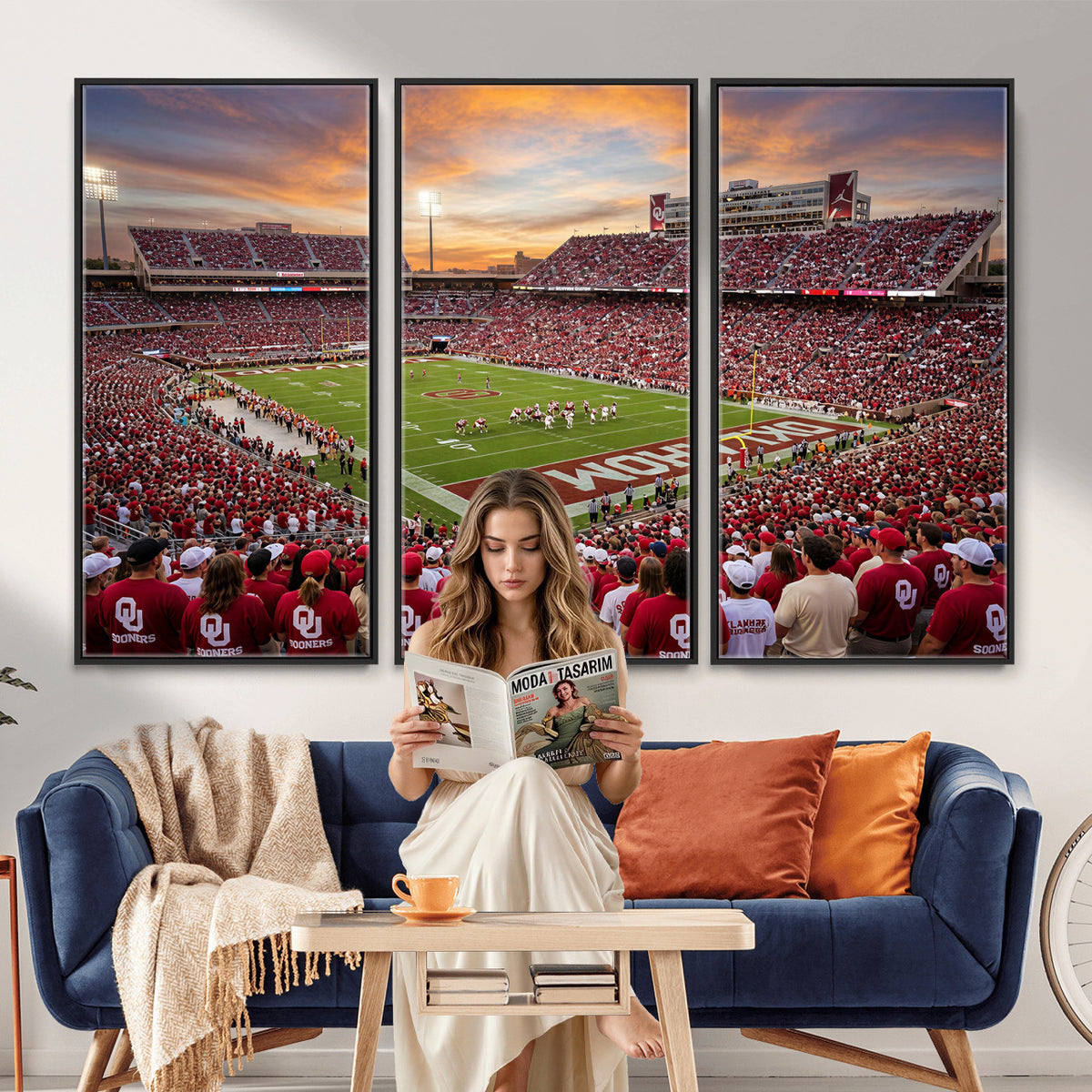 92718741-MGV-CV-36X24 - Stadium Wall Art Canvas Print