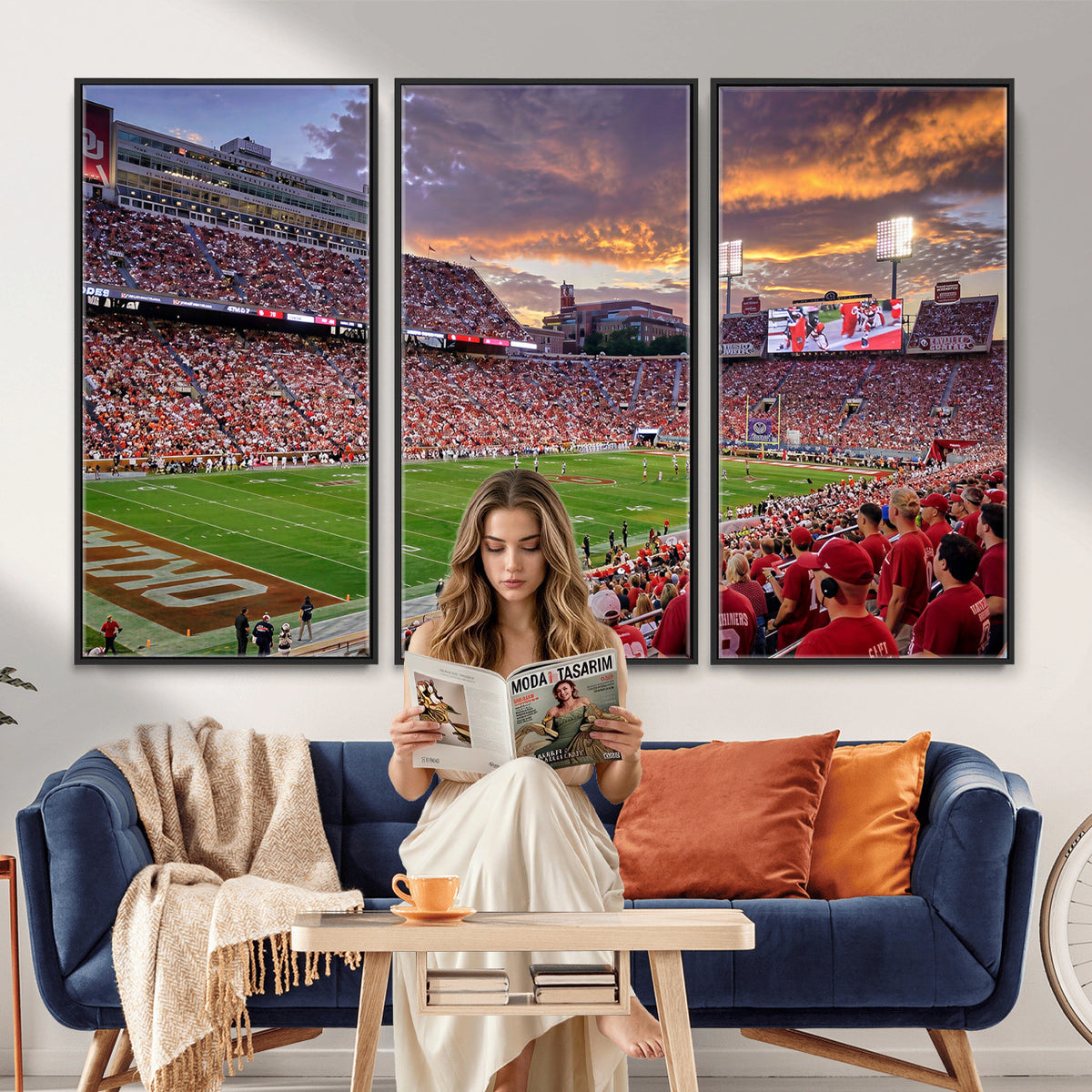 47794729-MGV-CV-36X24 - Stadium Wall Art Canvas Print