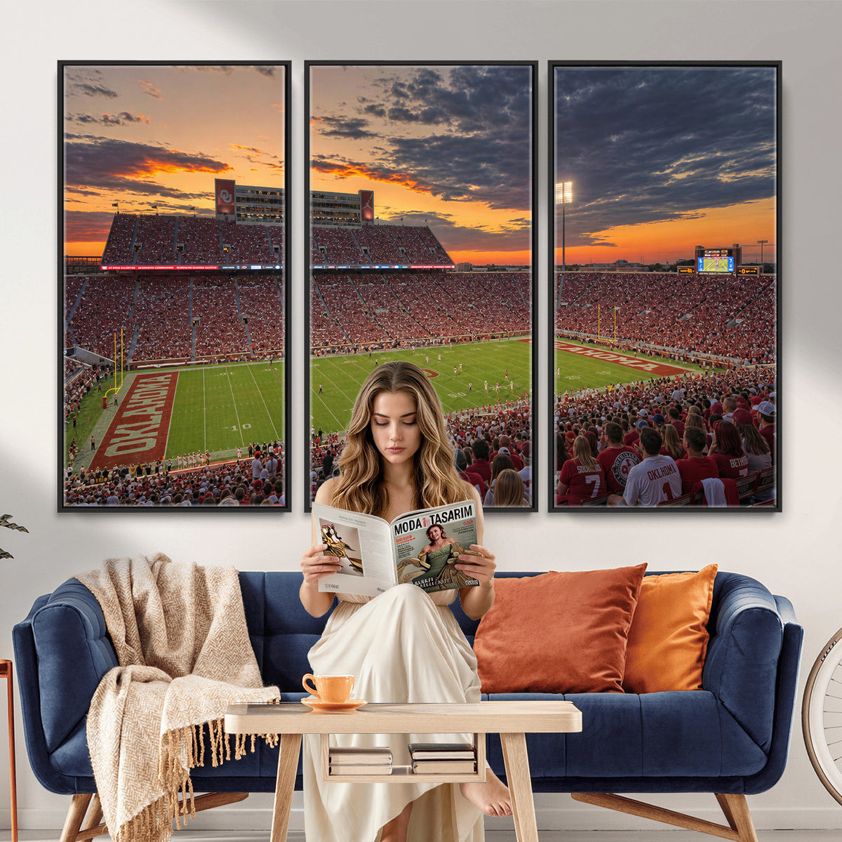 75444407-MGV-CV-36X24 - Stadium Wall Art Canvas Print