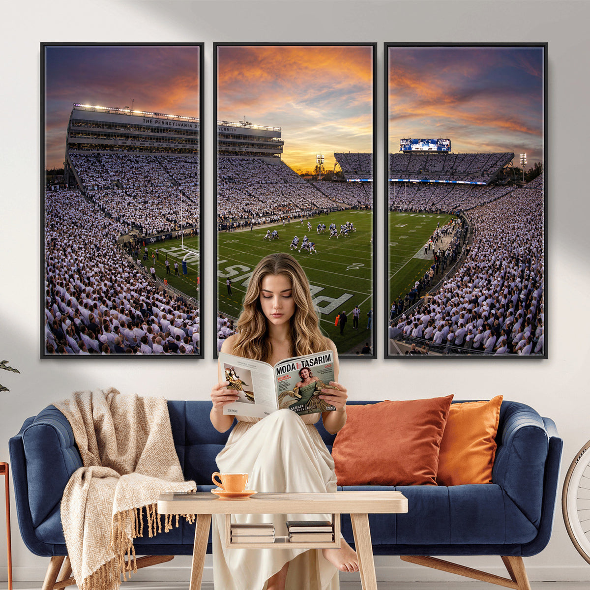 37485833-MGV-CV-36X24 - Stadium Wall Art Canvas Print