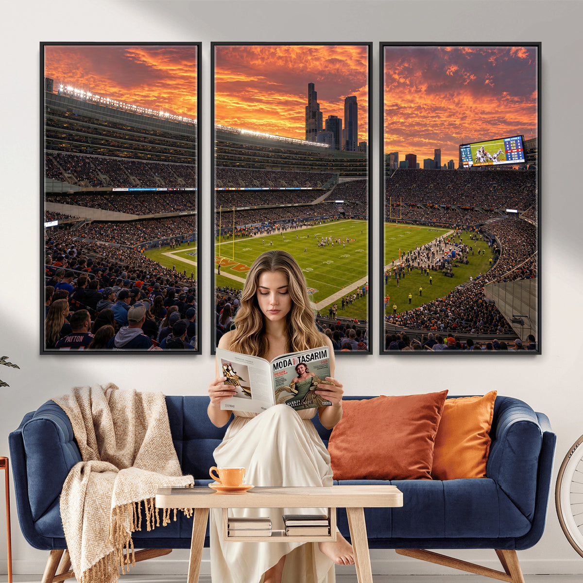 25159364-MGV-CV-36X24 - Stadium Wall Art Canvas Print