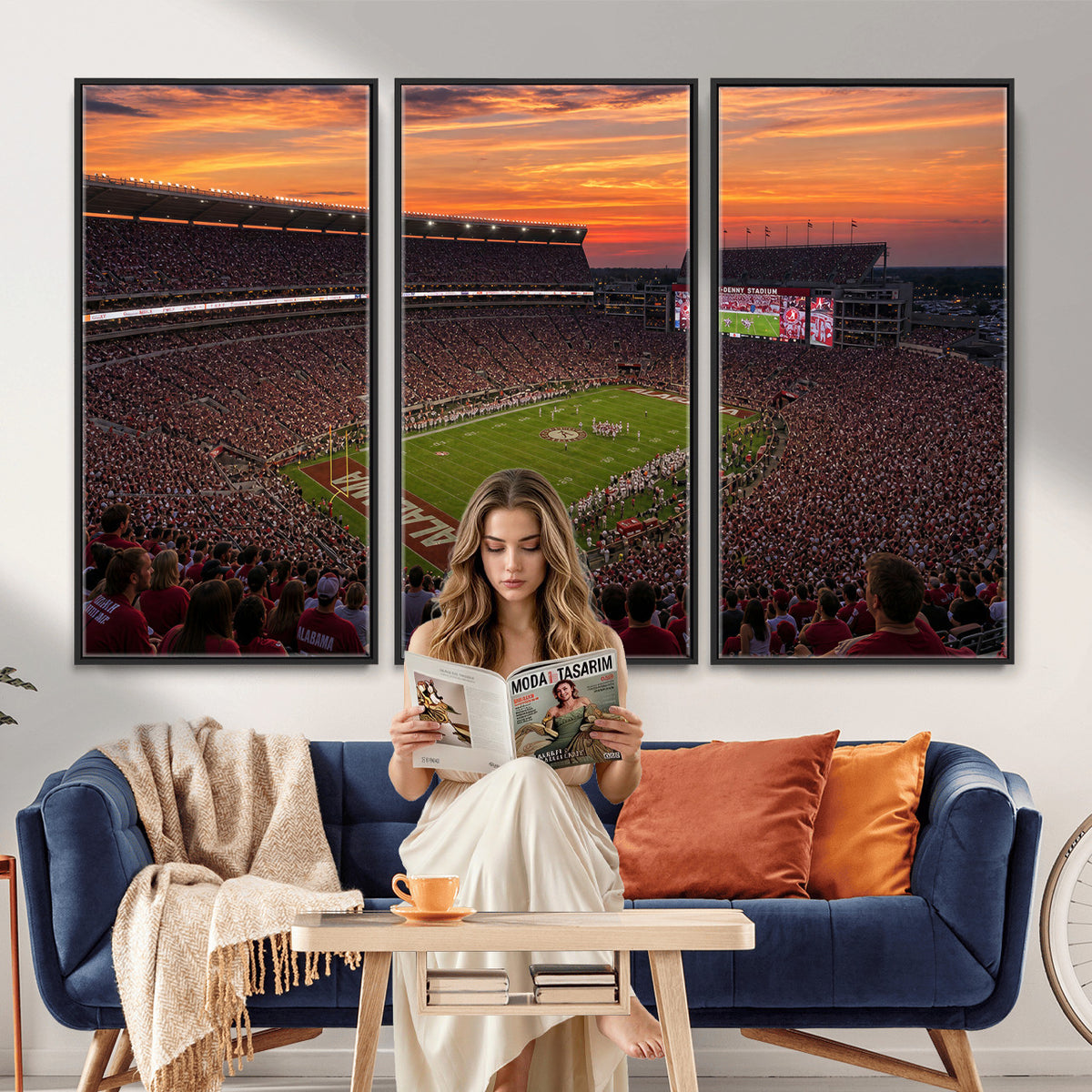 91782096-MGV-CV-36X24 - Stadium Wall Art Canvas Print
