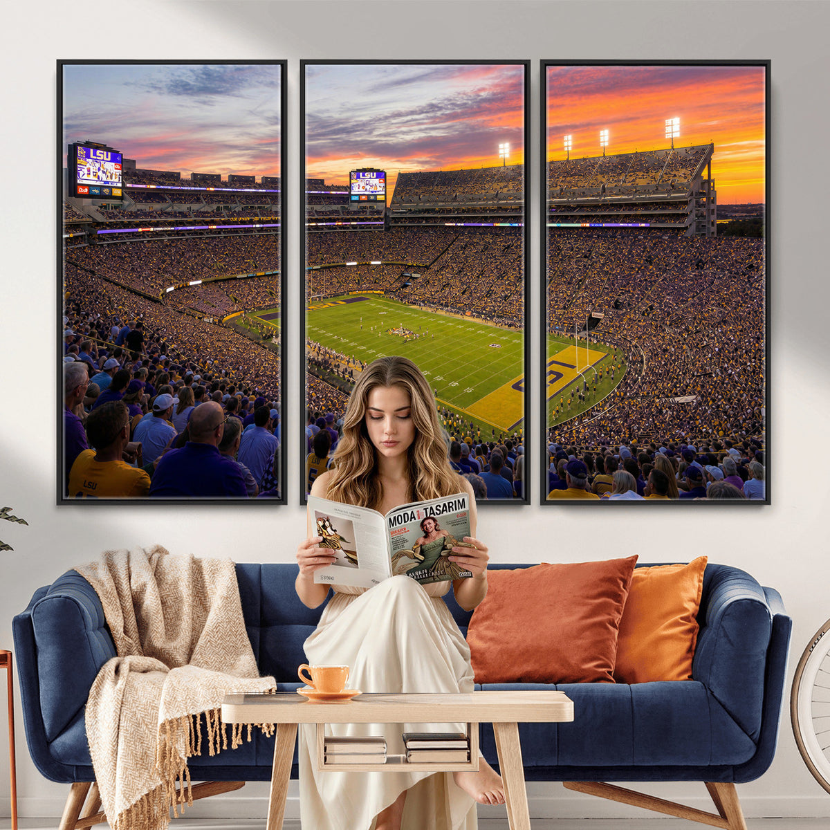 91303167-MGV-CV-36X24 - Stadium Wall Art Canvas Print