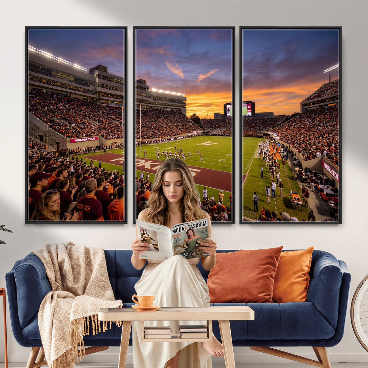 87141841-MGV-CV-36X24 - Stadium Wall Art Canvas Print