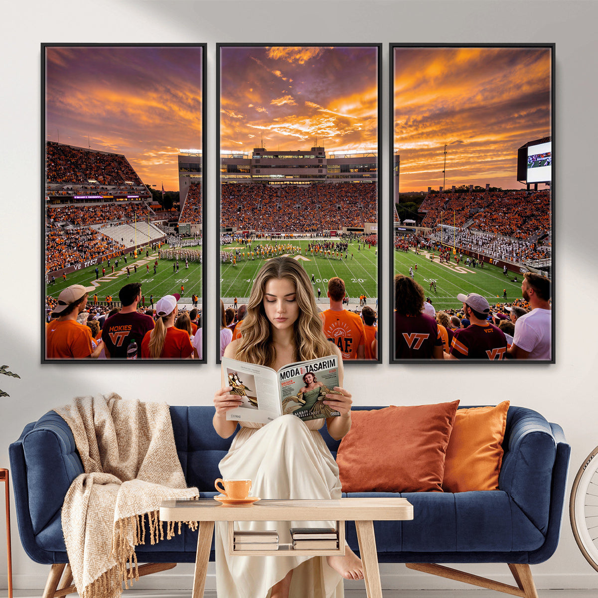 25873880-MGV-CV-36X24 - Stadium Wall Art Canvas Print