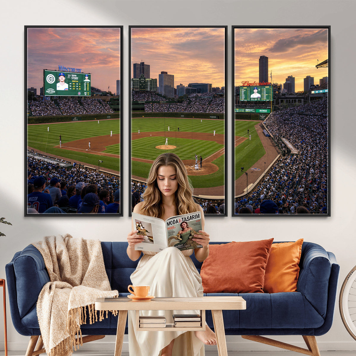 41641466-MGV-CV-36X24 - Stadium Wall Art Canvas Print