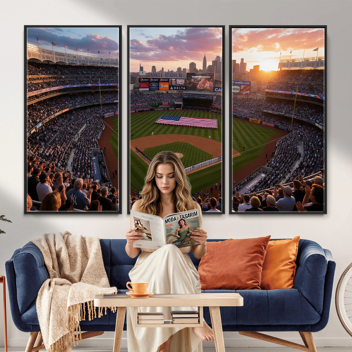 43632742-MGV-CV-36X24 - Stadium Wall Art Canvas Print
