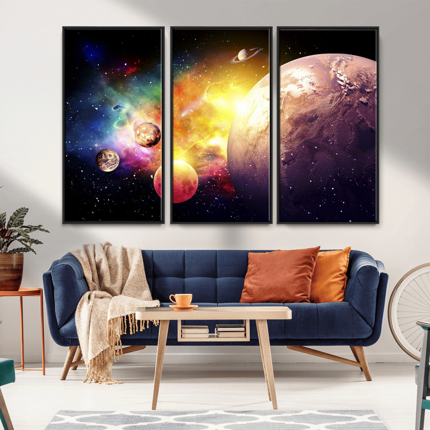 51843-MGV-CV-36X24-Space and Galaxy Canvas Print