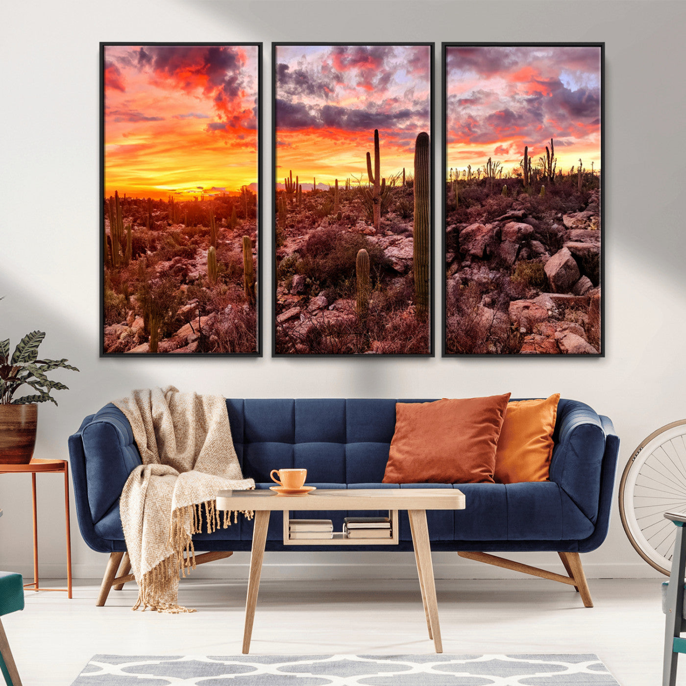 -Arizona Desert Print, Western Cowboy Wall Art Print
