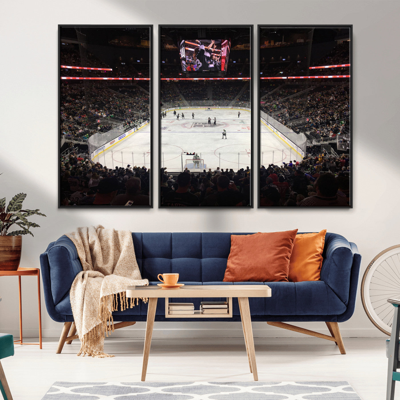 -T Mobile Arena Paradise Nevada Vegas Golden Knights Ice Hockey Stadium Canvas Print Wall Art