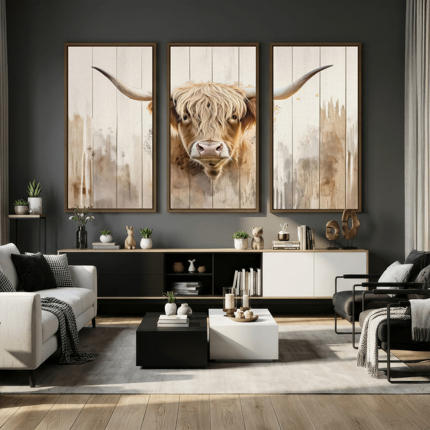 83059-MGV-CV-36X24 - Vibrant Autumn Landscape Canvas Wall Art - Fall Foliage and Mountain View Print for Home, Farmhouse, and Cozy Cabin Decor, Ready to Hang