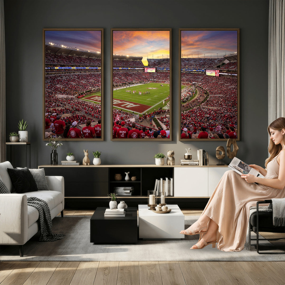 41995919-MGV-CV-36X24 - Stadium Wall Art Canvas Print