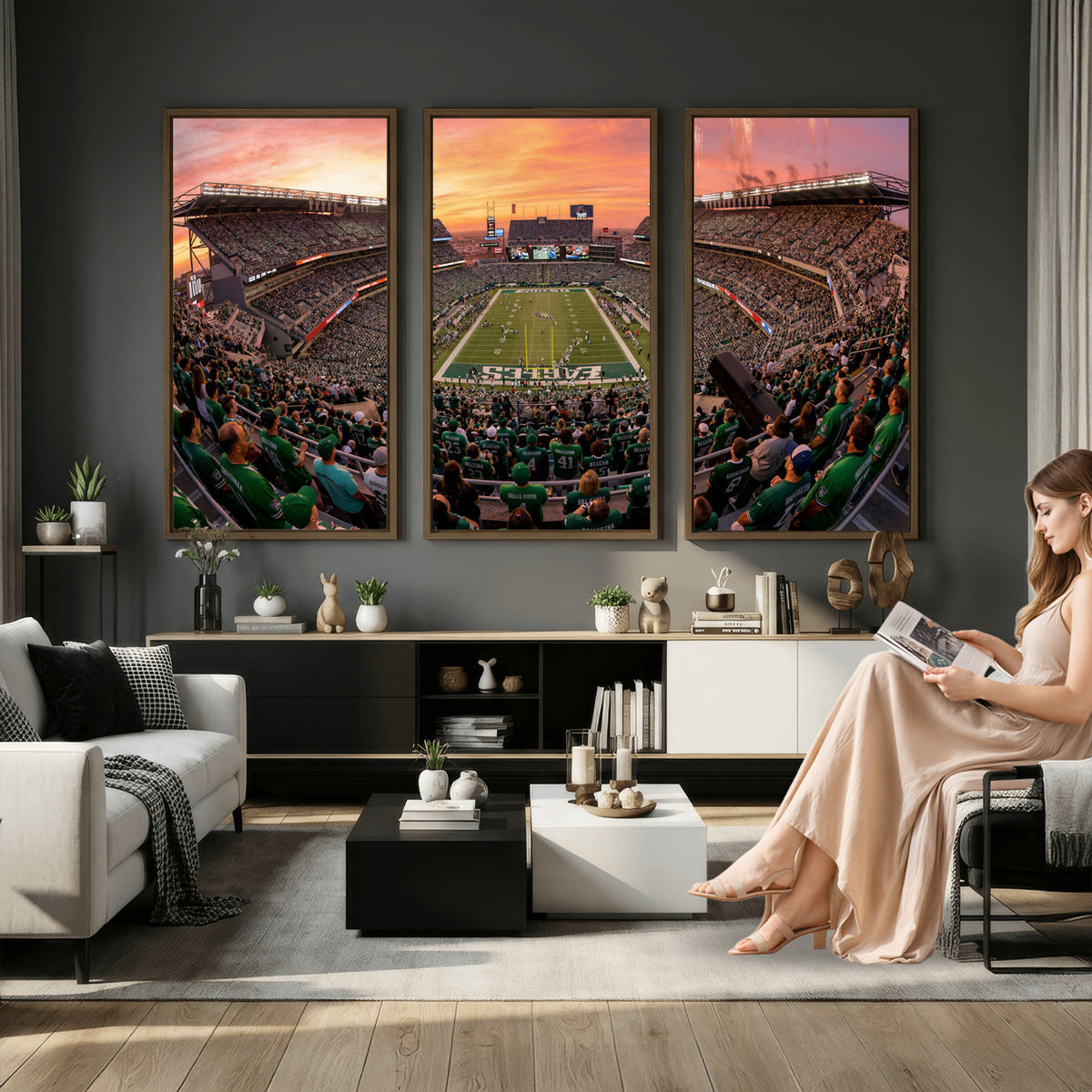 24458374-MGV-CV-36X24 - Stadium Wall Art Canvas Print