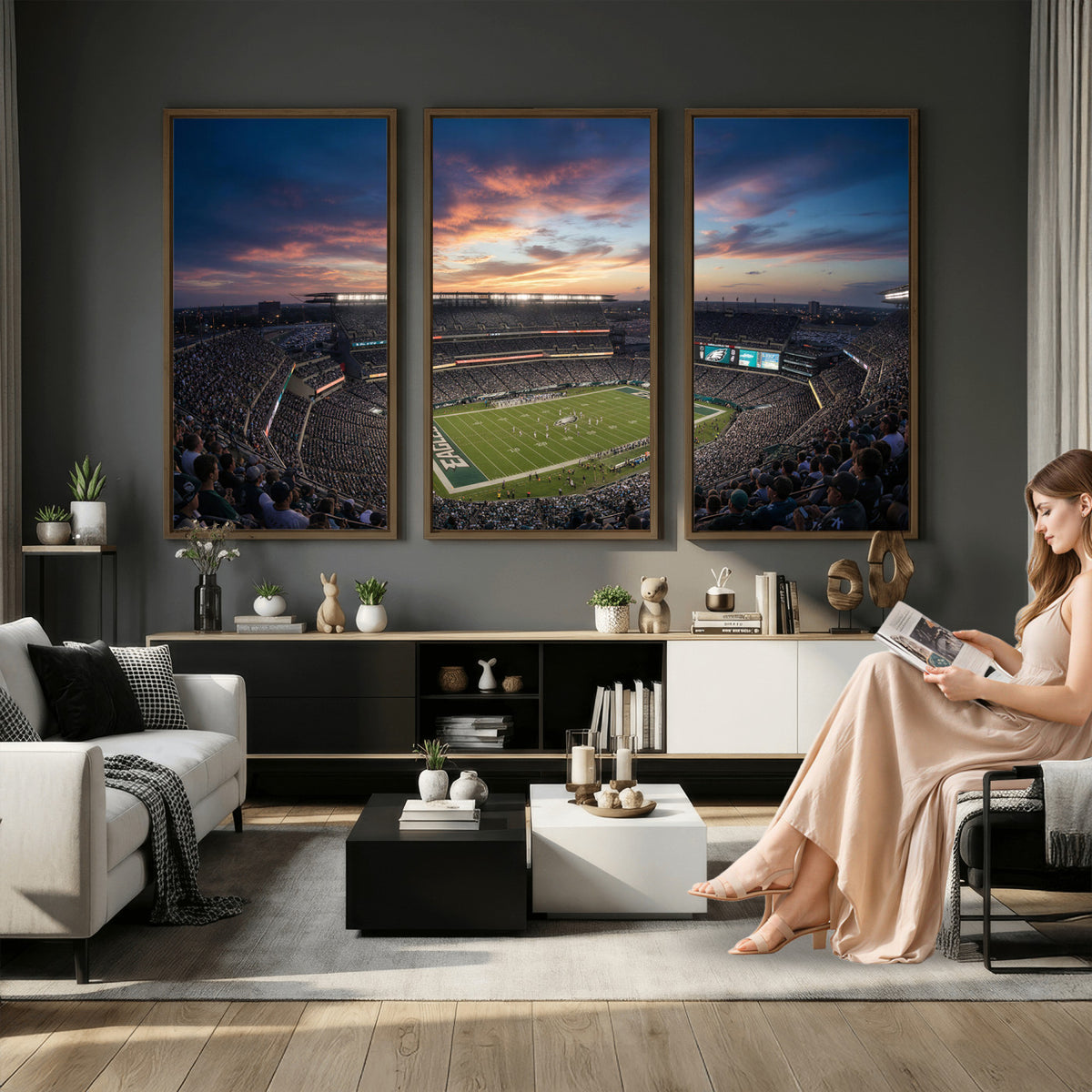 59208973-MGV-CV-36X24 - Stadium Wall Art Canvas Print