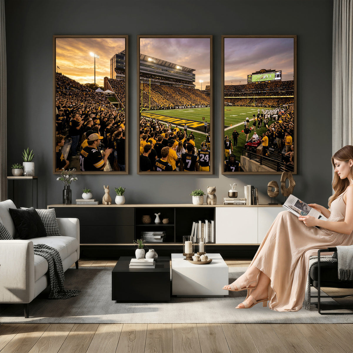 60847729-MGV-CV-36X24 - Stadium Wall Art Canvas Print