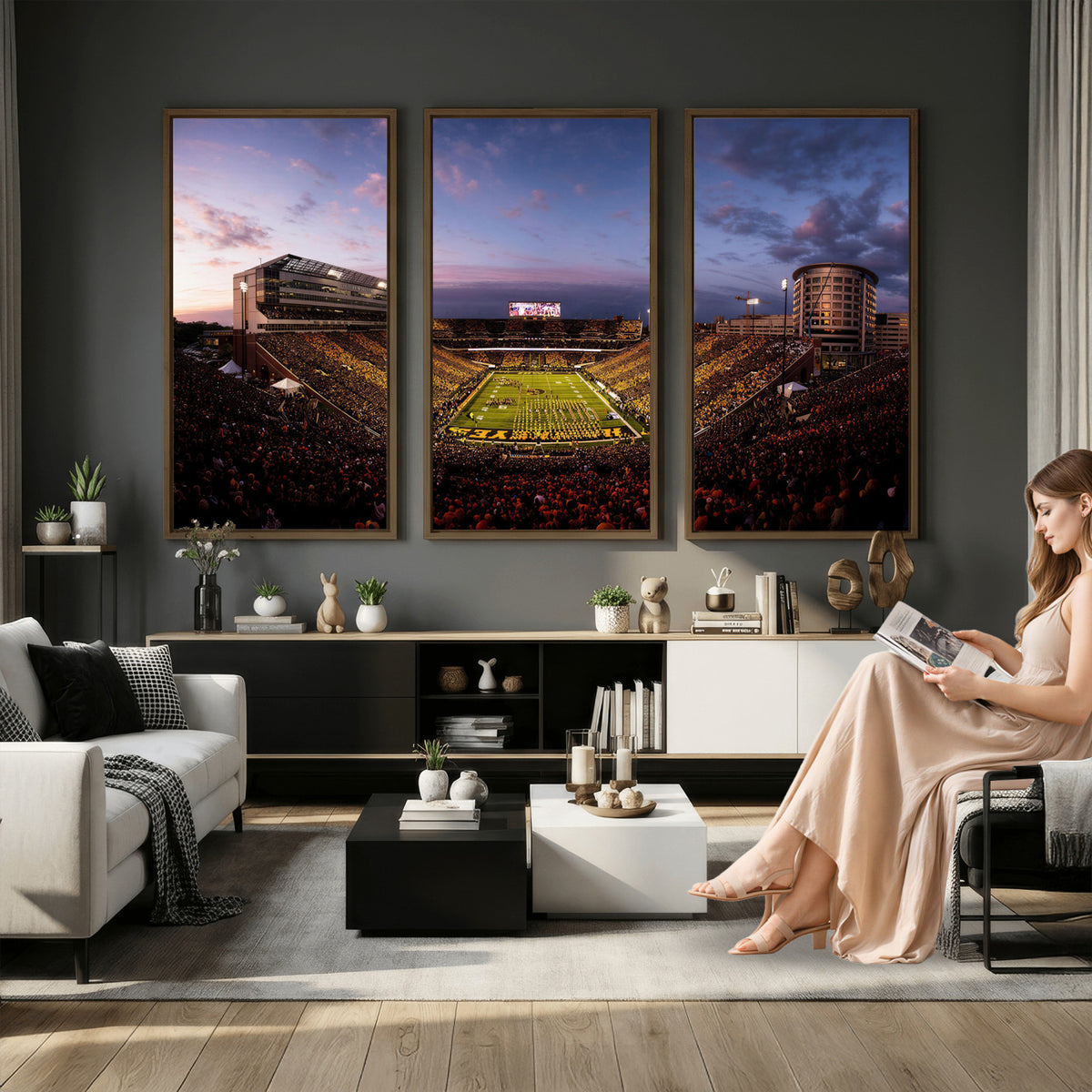 49683861-MGV-CV-36X24 - Stadium Wall Art Canvas Print
