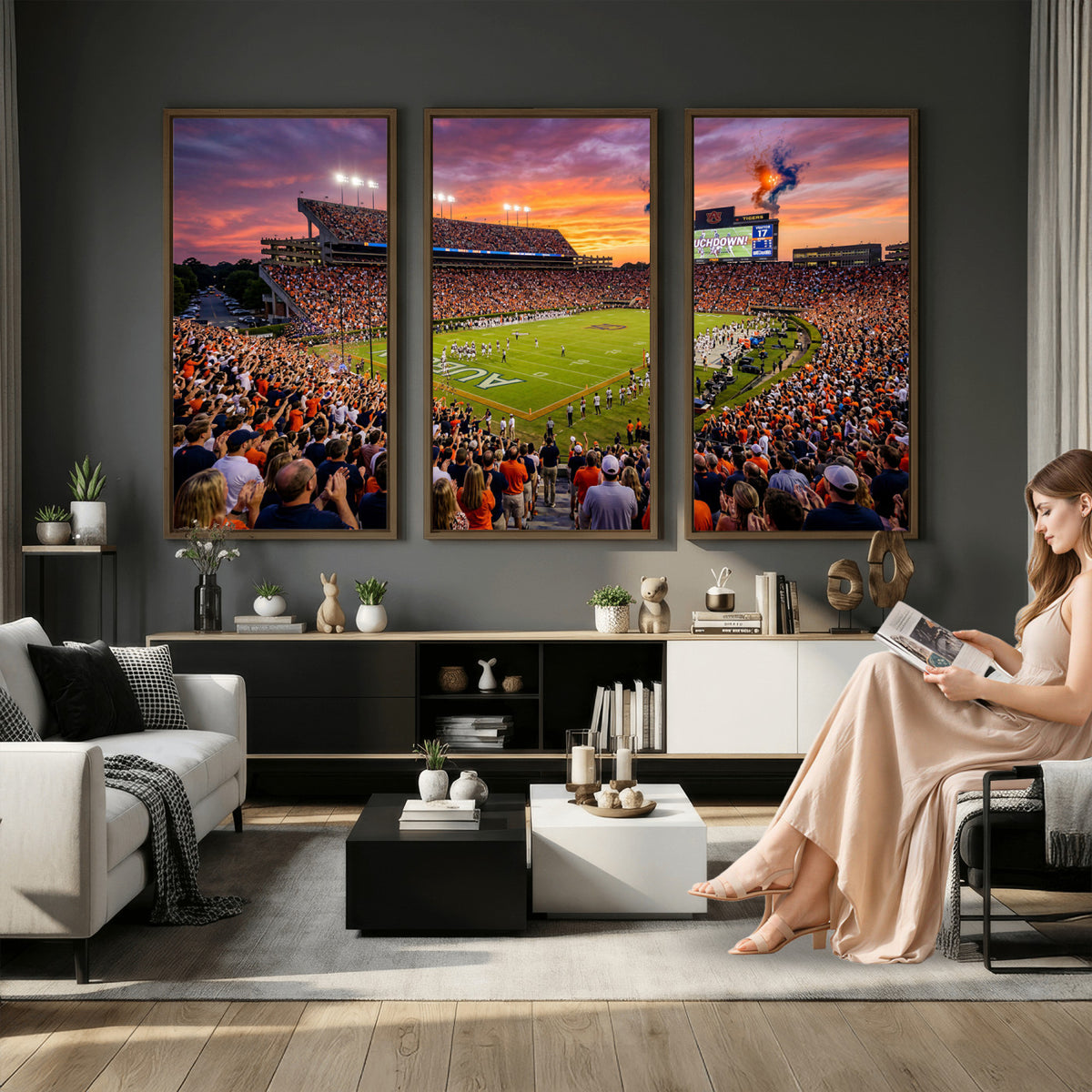 77756715-MGV-CV-36X24 - Stadium Wall Art Canvas Print