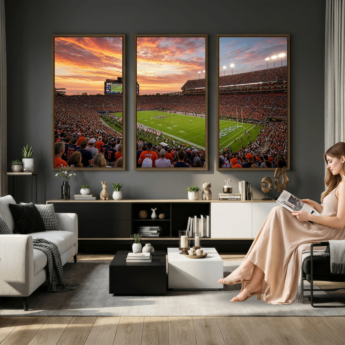 28631591-MGV-CV-36X24 - Stadium Wall Art Canvas Print