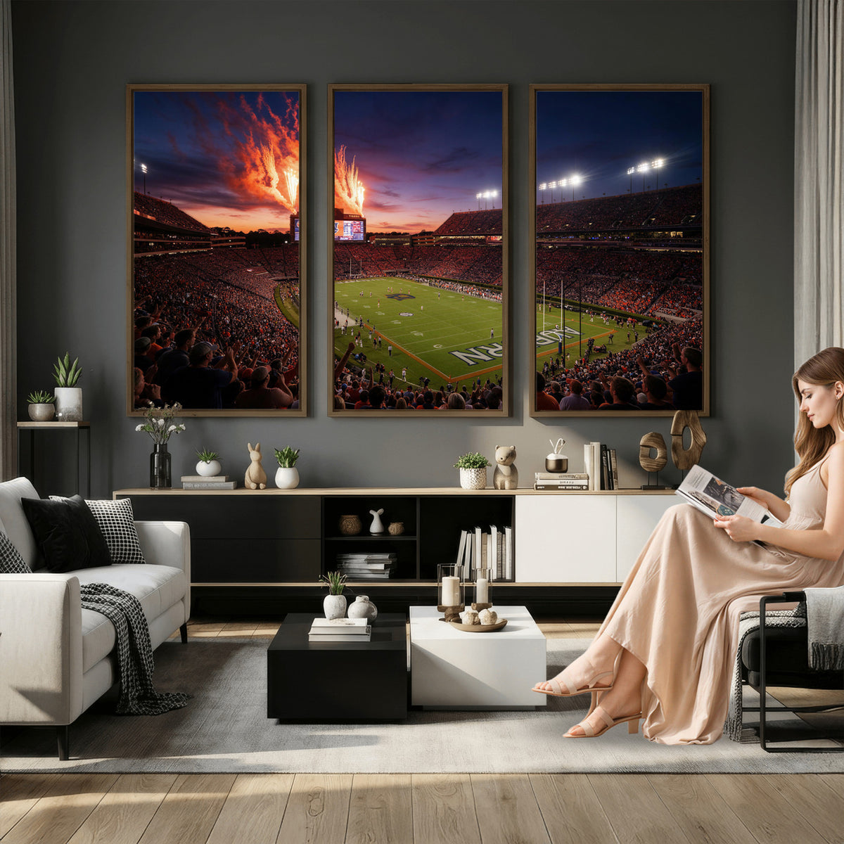 30686080-MGV-CV-36X24 - Stadium Wall Art Canvas Print