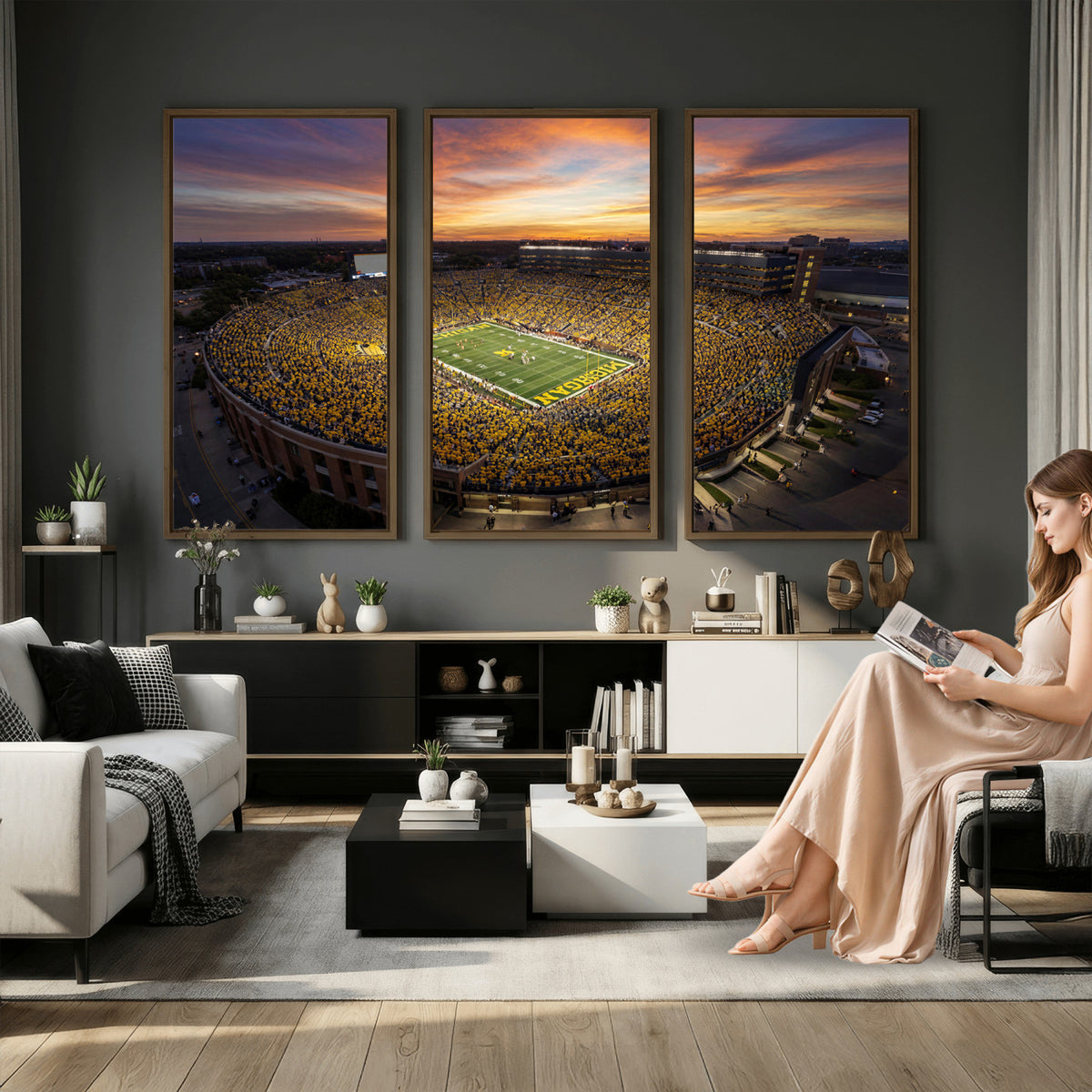 64902586-MGV-CV-36X24 - Stadium Wall Art Canvas Print