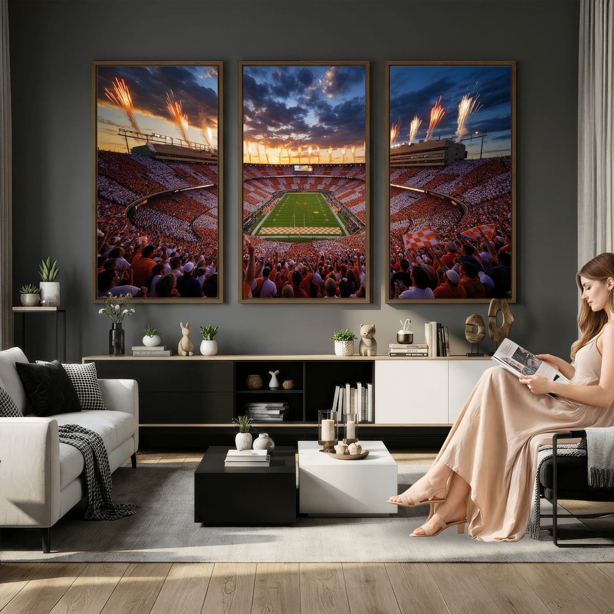 29672818-MGV-CV-36X24 - Stadium Wall Art Canvas Print