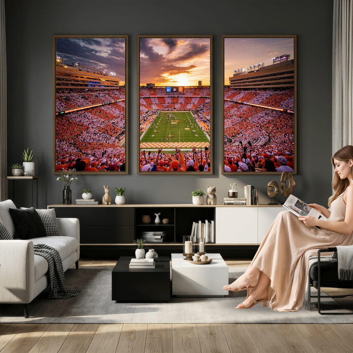 68184875-MGV-CV-36X24 - Stadium Wall Art Canvas Print