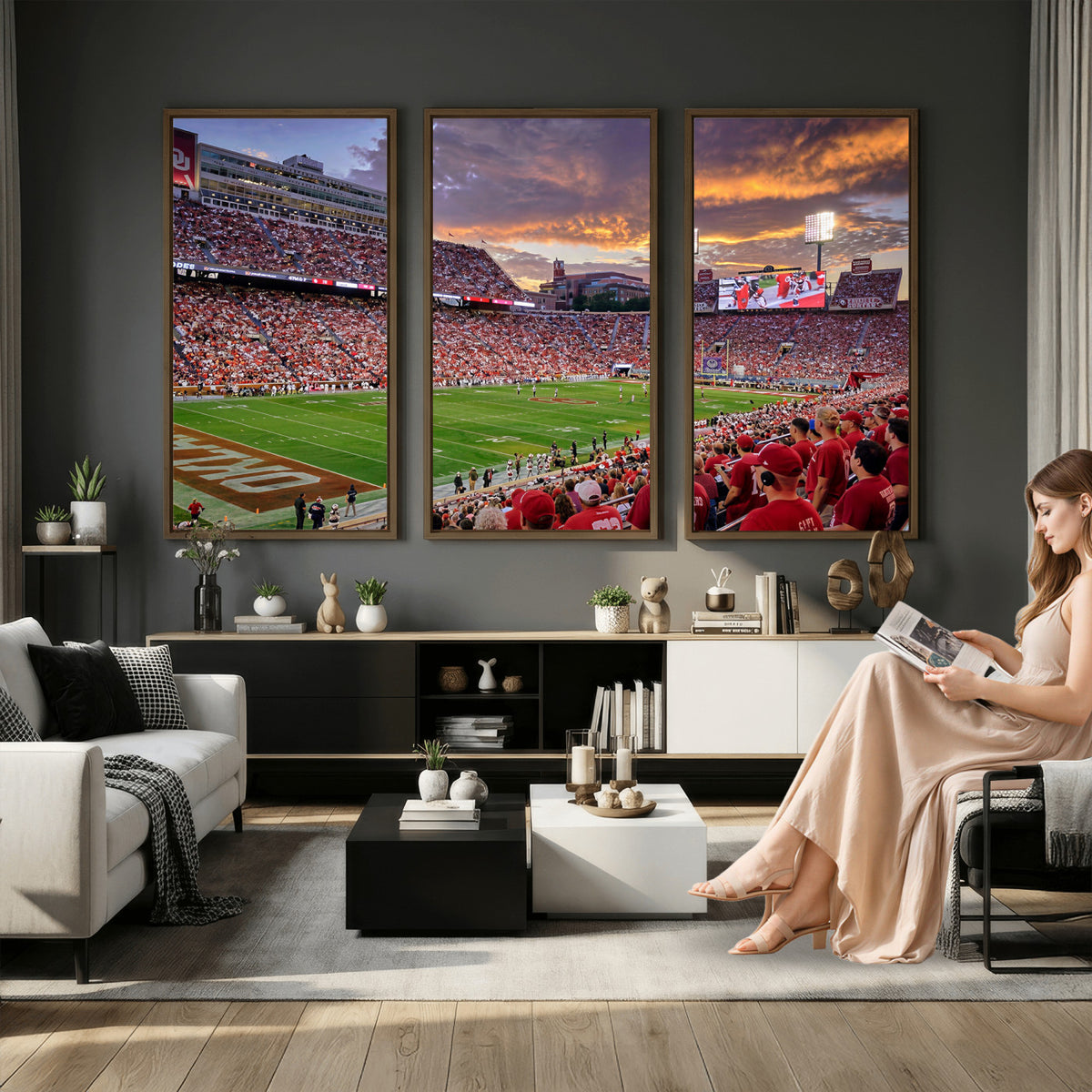 47794729-MGV-CV-36X24 - Stadium Wall Art Canvas Print