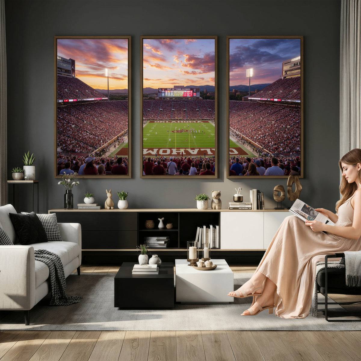 18509931-MGV-CV-36X24 - Stadium Wall Art Canvas Print