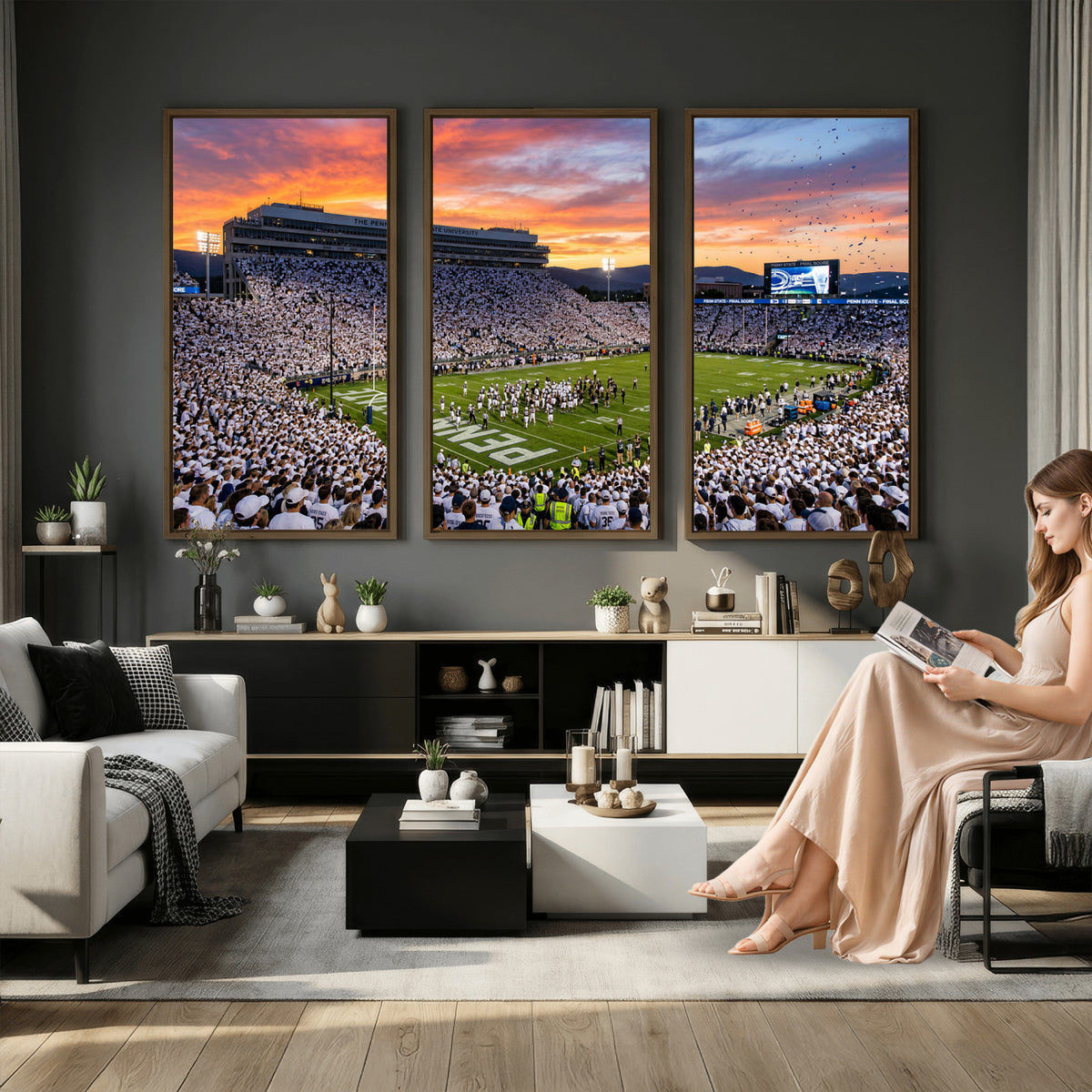 73603863-MGV-CV-36X24 - Stadium Wall Art Canvas Print