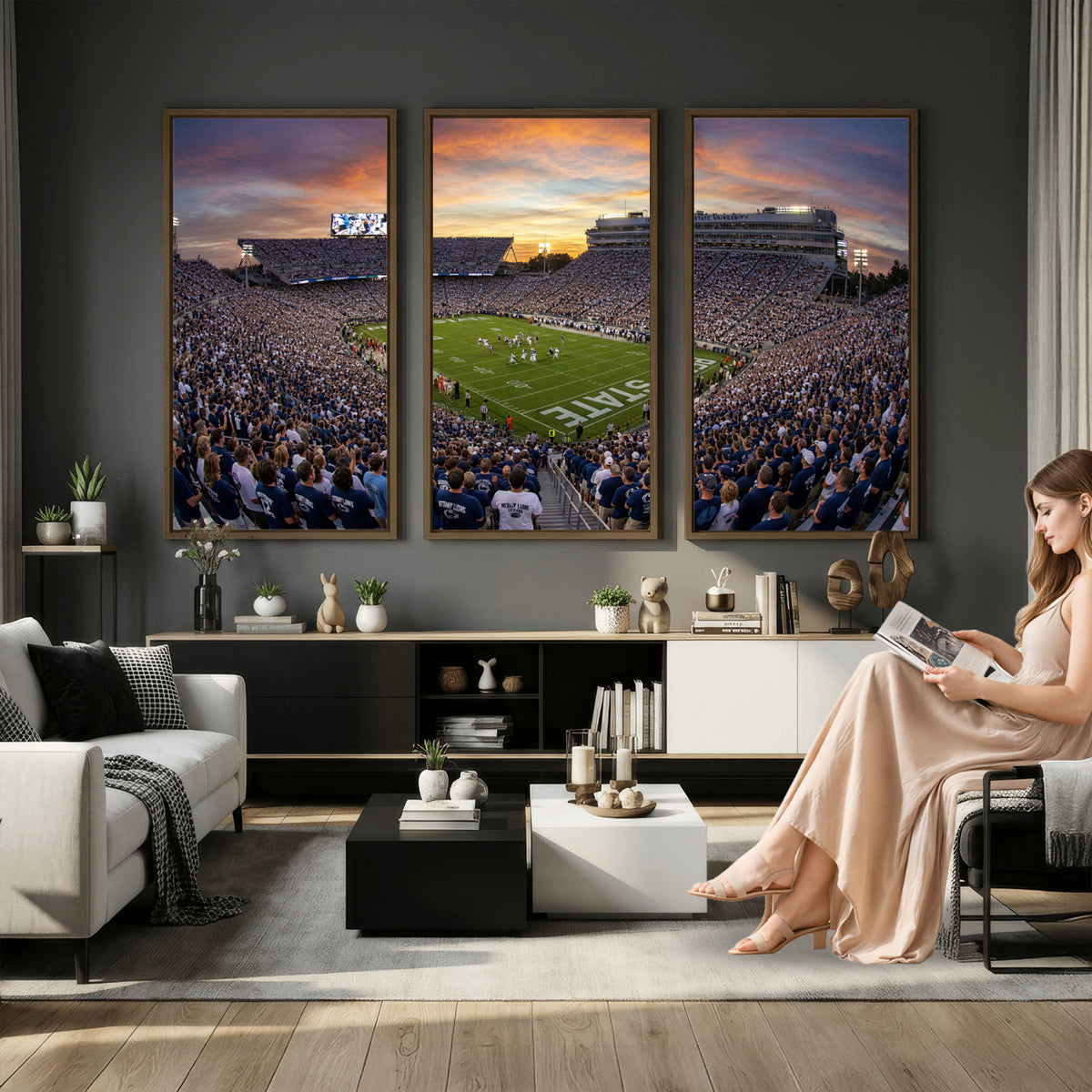 29008668-MGV-CV-36X24 - Stadium Wall Art Canvas Print