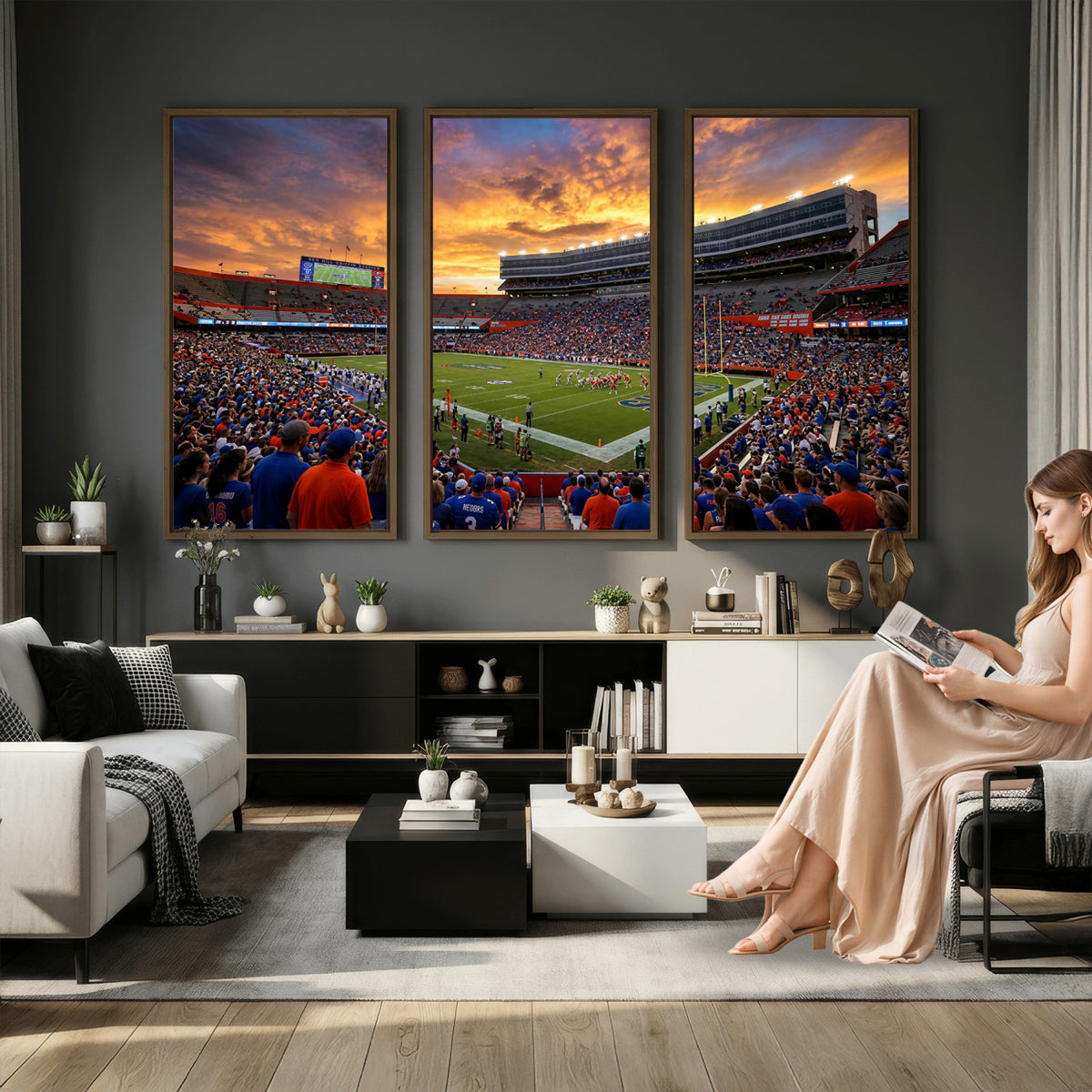 23829865-MGV-CV-36X24 - Stadium Wall Art Canvas Print