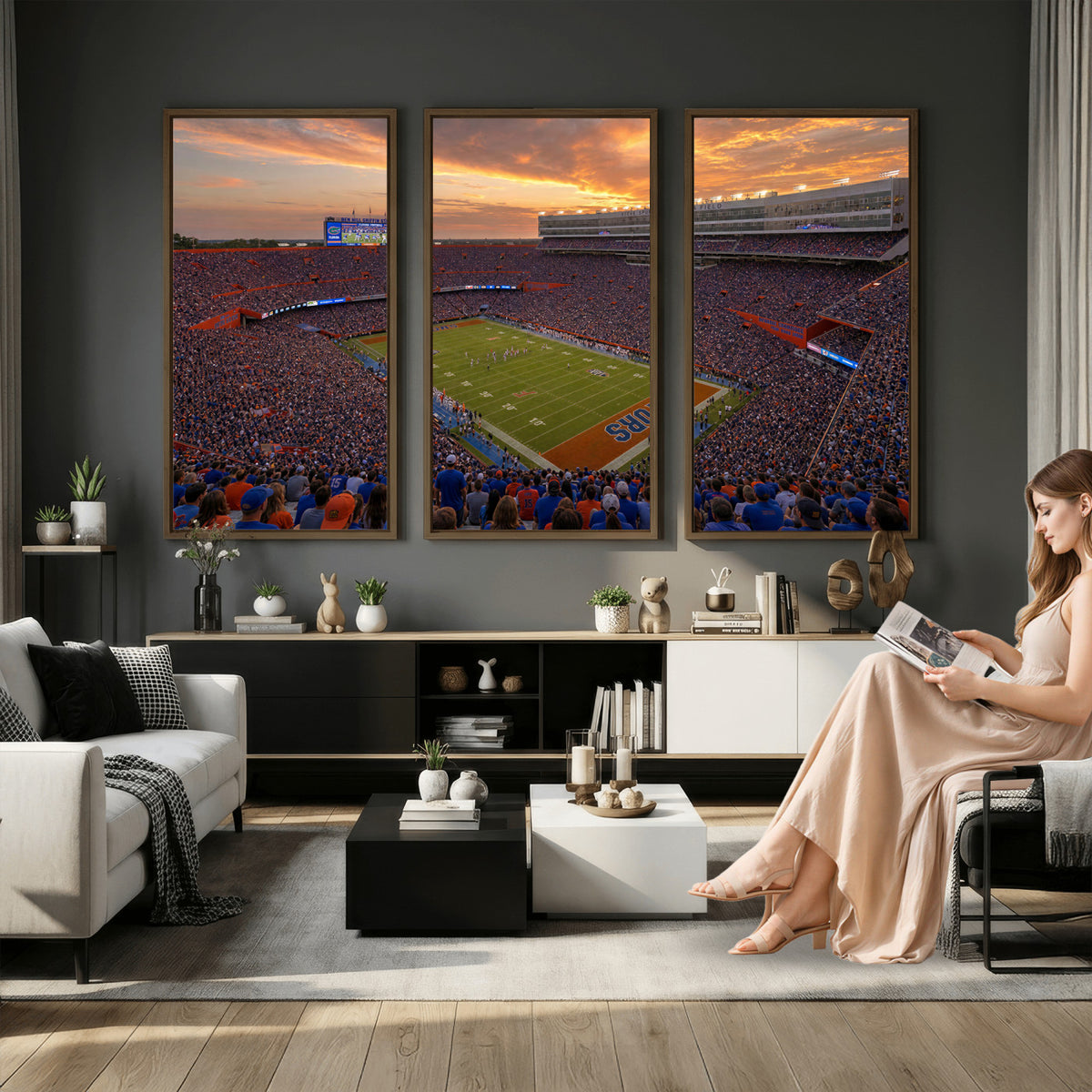 48009171-MGV-CV-36X24 - Stadium Wall Art Canvas Print