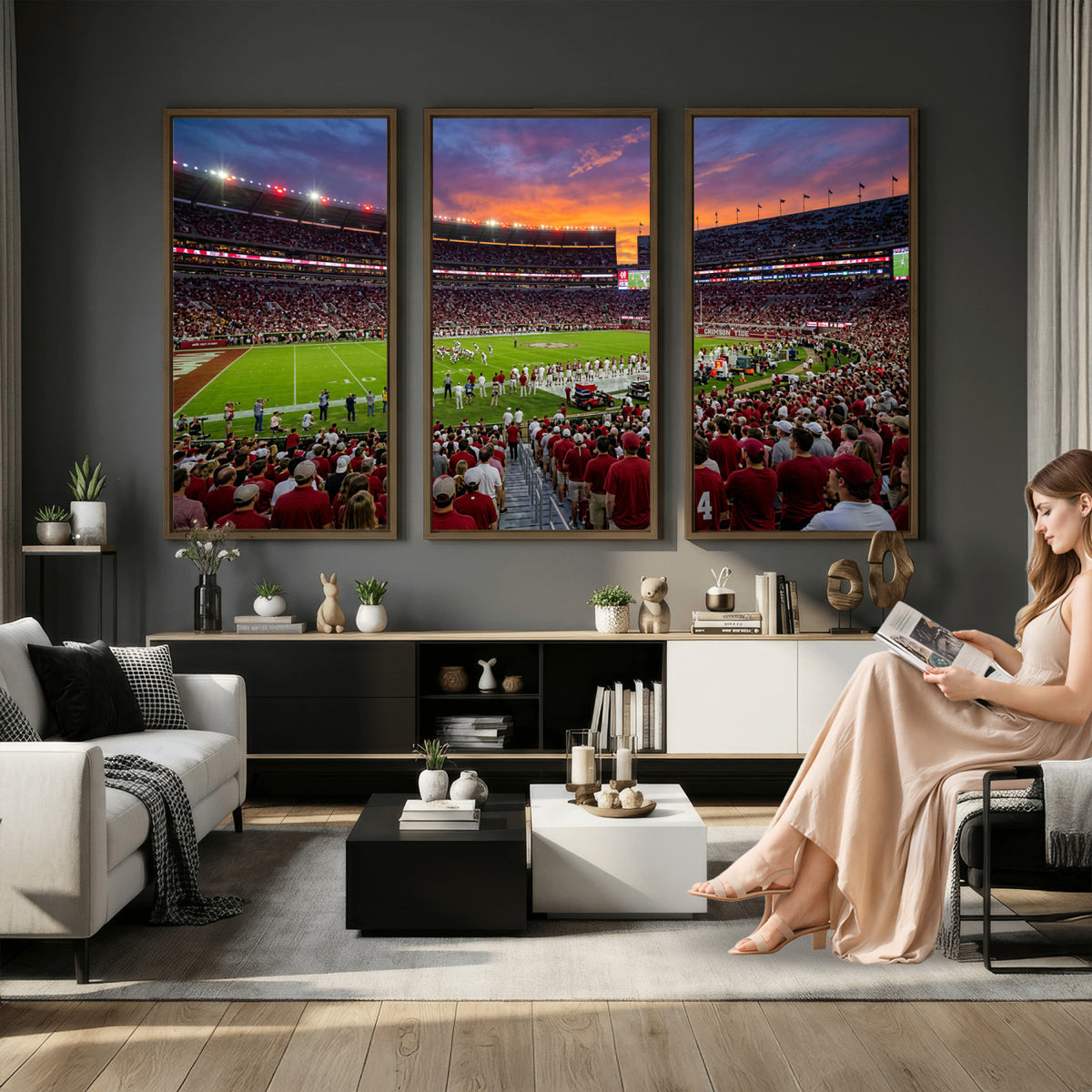 47822048-MGV-CV-36X24 - Stadium Wall Art Canvas Print