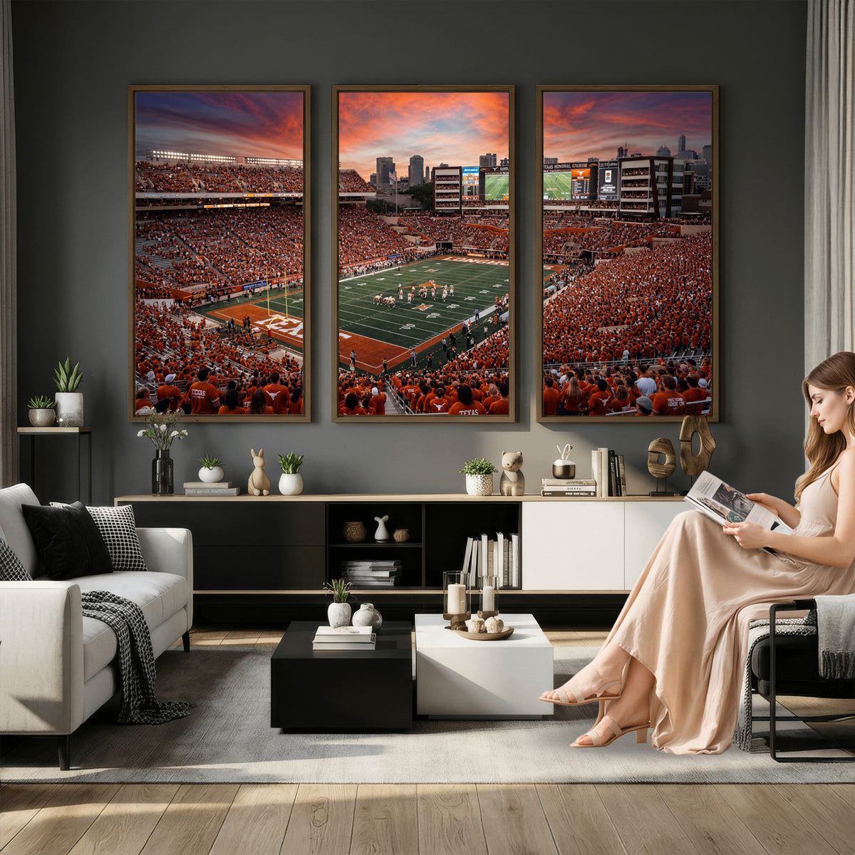 68564193-MGV-CV-36X24 - Stadium Wall Art Canvas Print