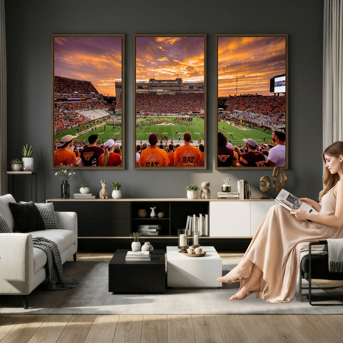 25873880-MGV-CV-36X24 - Stadium Wall Art Canvas Print