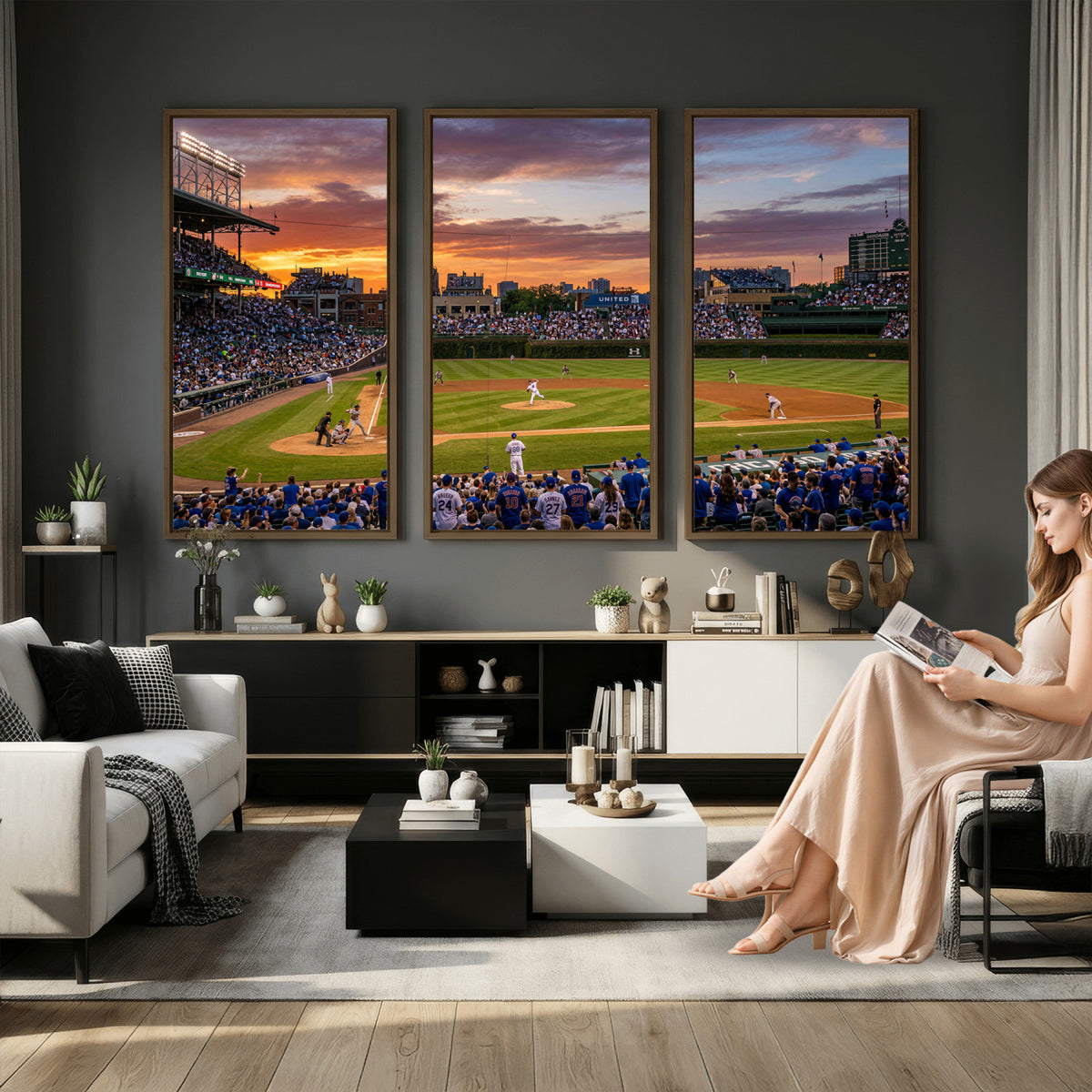 71103551-MGV-CV-36X24 - Stadium Wall Art Canvas Print
