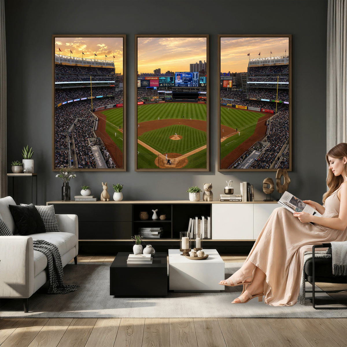 17396699-MGV-CV-36X24 - Stadium Wall Art Canvas Print