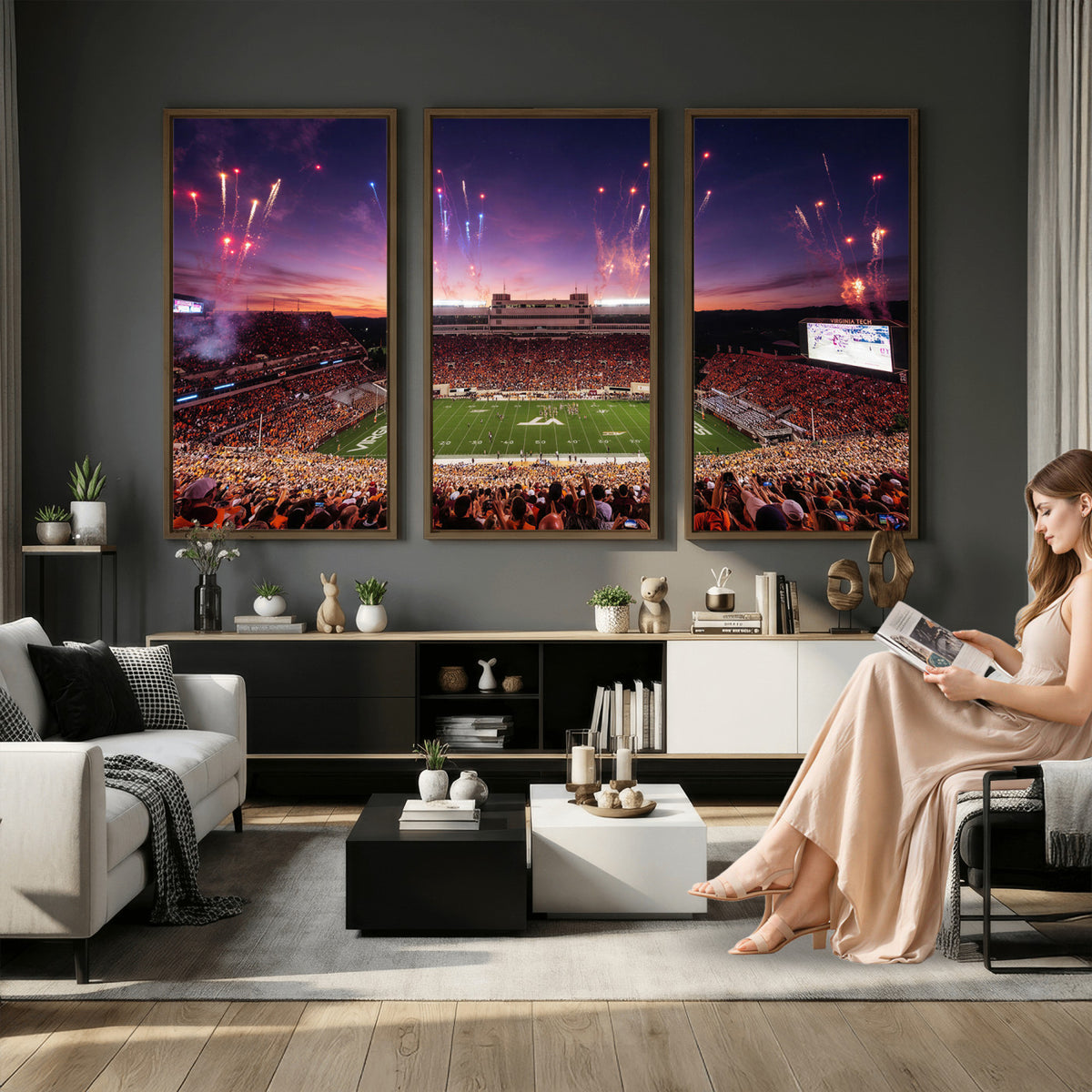 60785214-MGV-CV-36X24 - Stadium Wall Art Canvas Print