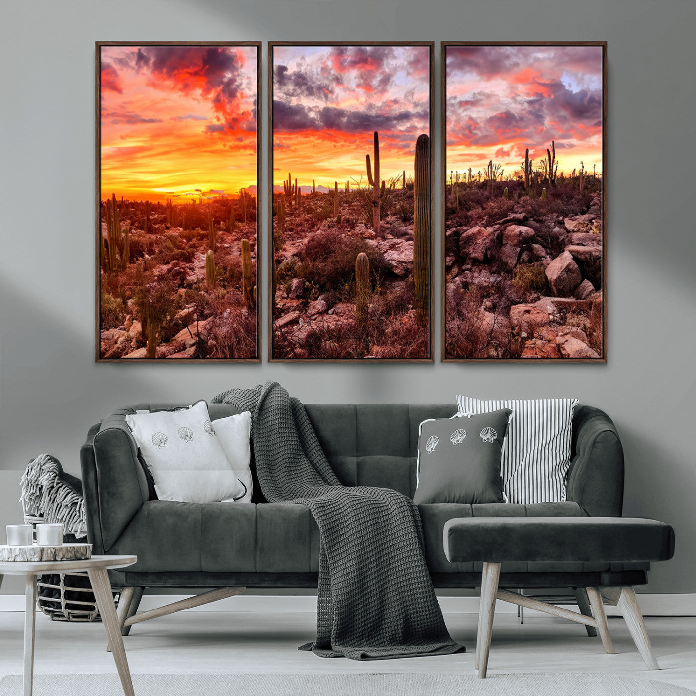 -Arizona Desert Print, Western Cowboy Wall Art Print