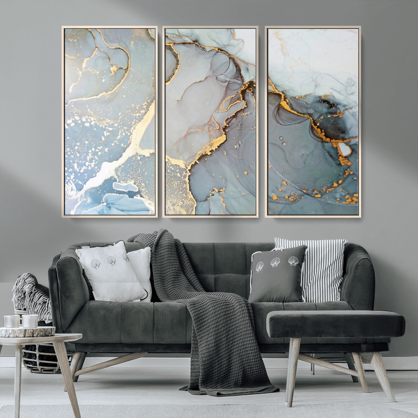 86878-MGV-FC-48X32-3P_Natural-Large Abstract Marble Wall Art Canvas Print for Living Room and Farmhouse Decor