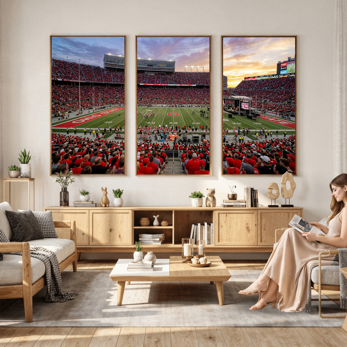 23196993-MGV-CV-36X24 - Stadium Wall Art Canvas Print