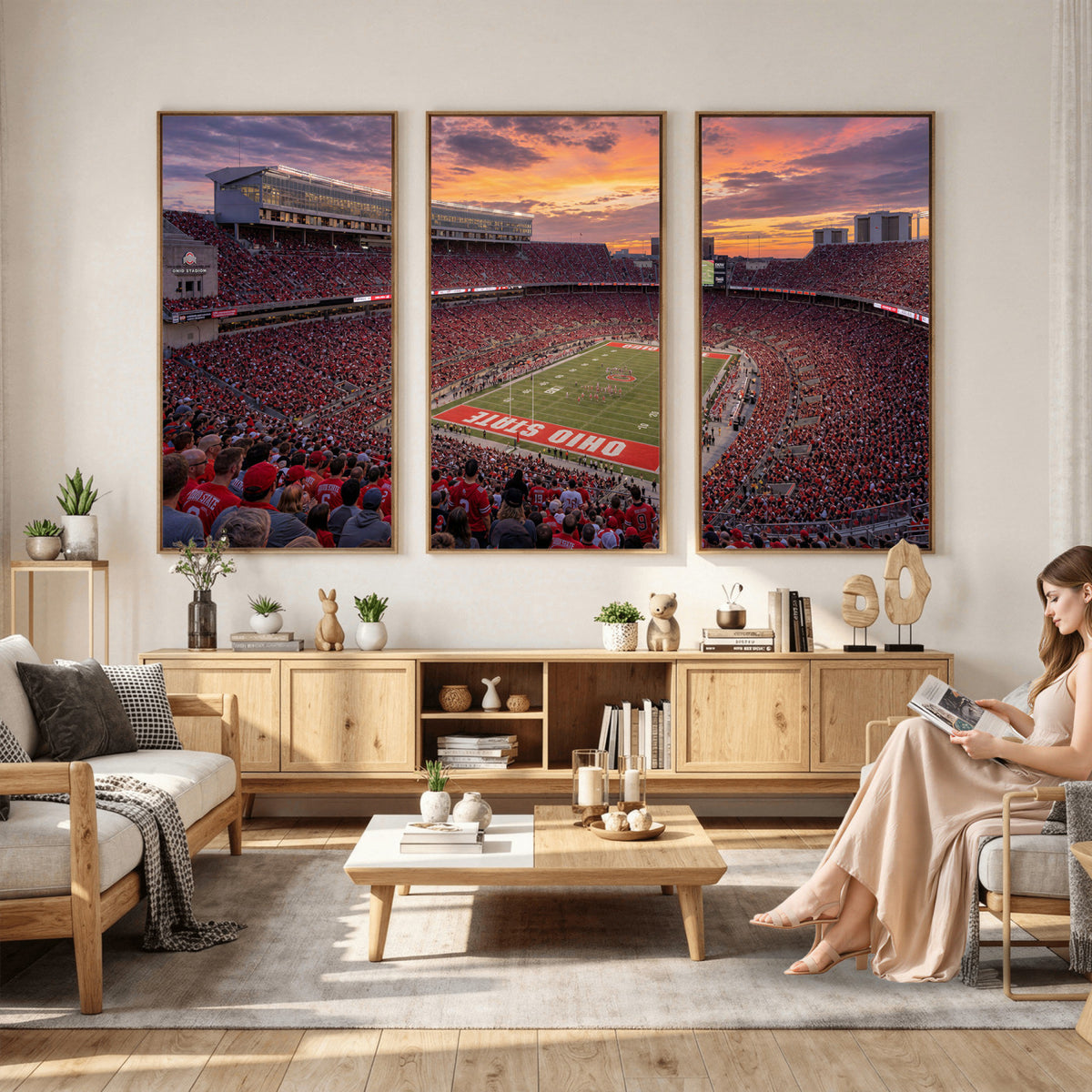 95137596-MGV-CV-36X24 - Stadium Wall Art Canvas Print