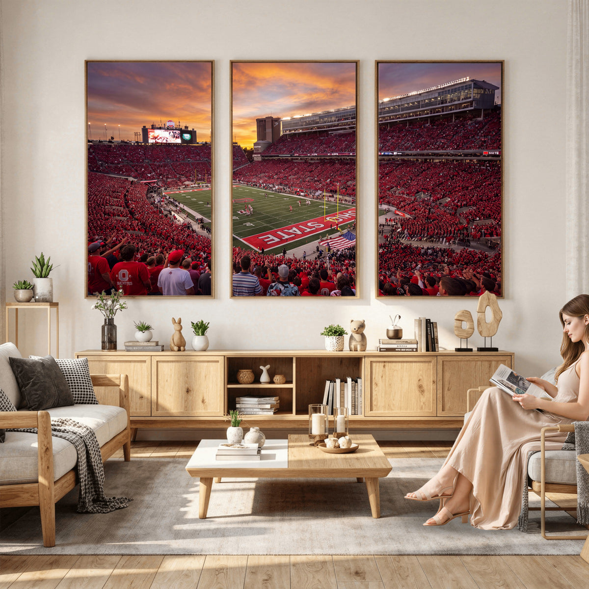 36125328-MGV-CV-36X24 - Stadium Wall Art Canvas Print