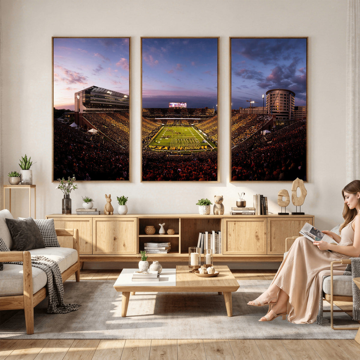 49683861-MGV-CV-36X24 - Stadium Wall Art Canvas Print