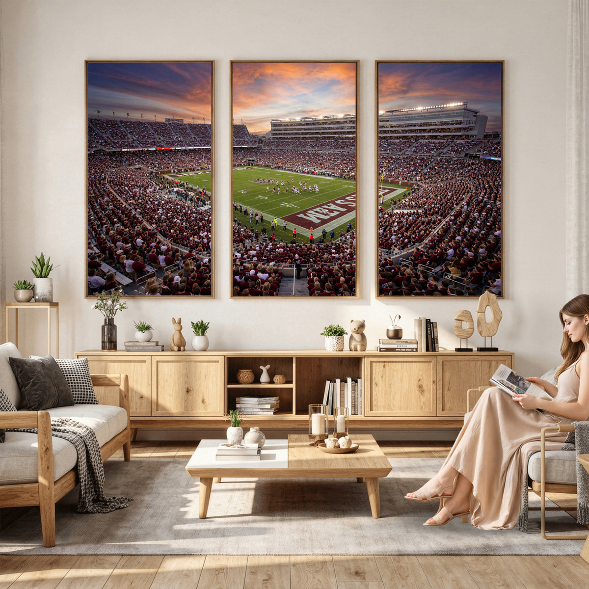 66624578-MGV-CV-36X24 - Stadium Wall Art Canvas Print