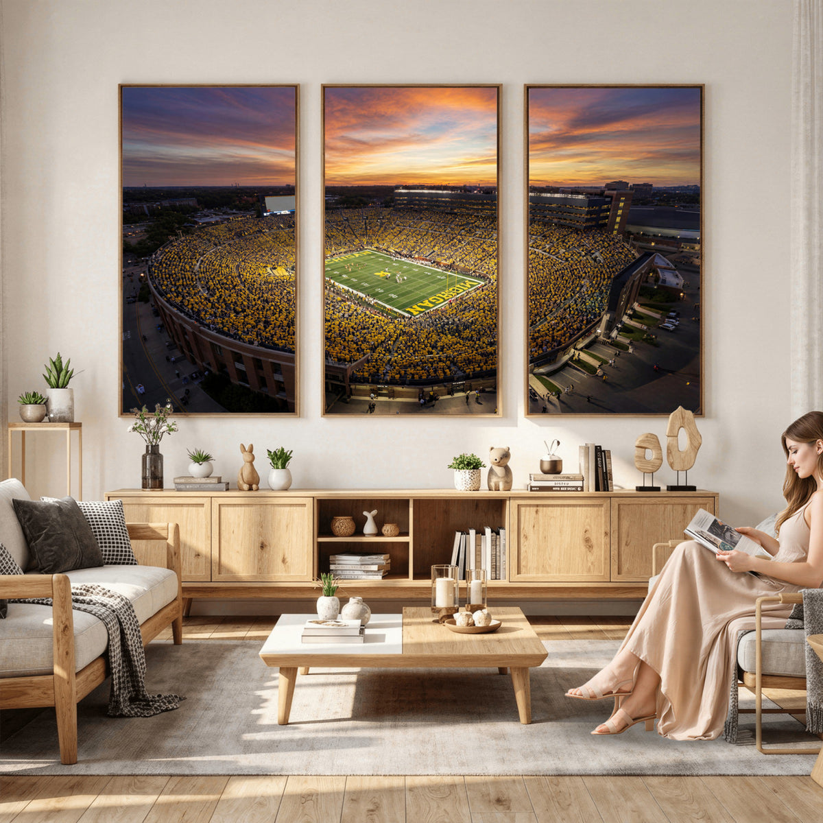 64902586-MGV-CV-36X24 - Stadium Wall Art Canvas Print