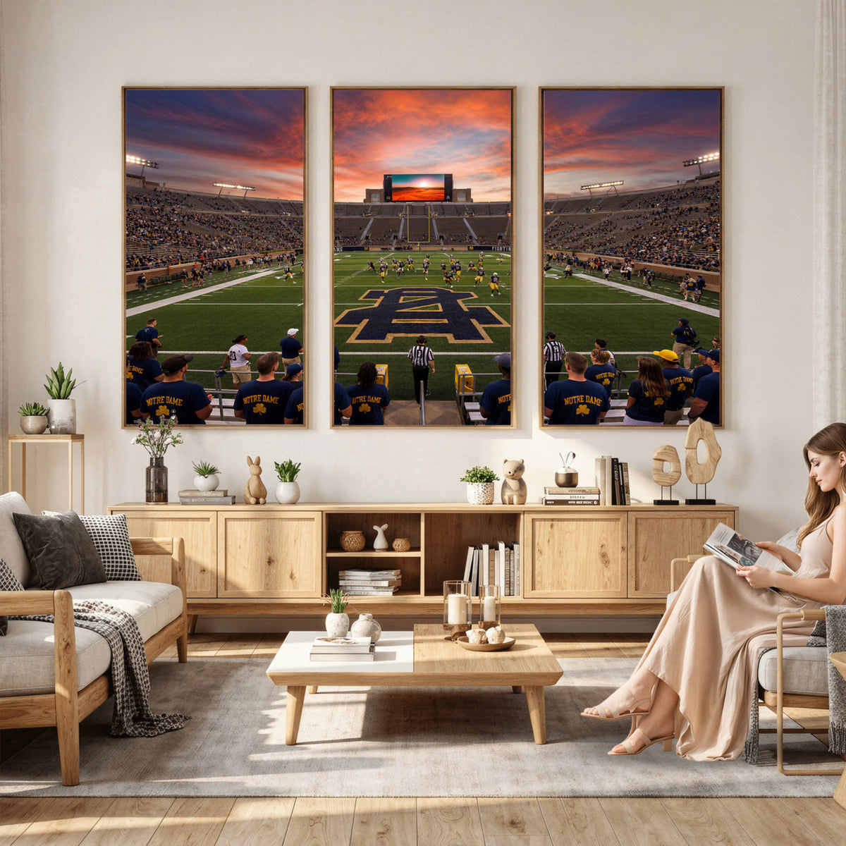 75411323-MGV-CV-36X24 - Stadium Wall Art Canvas Print