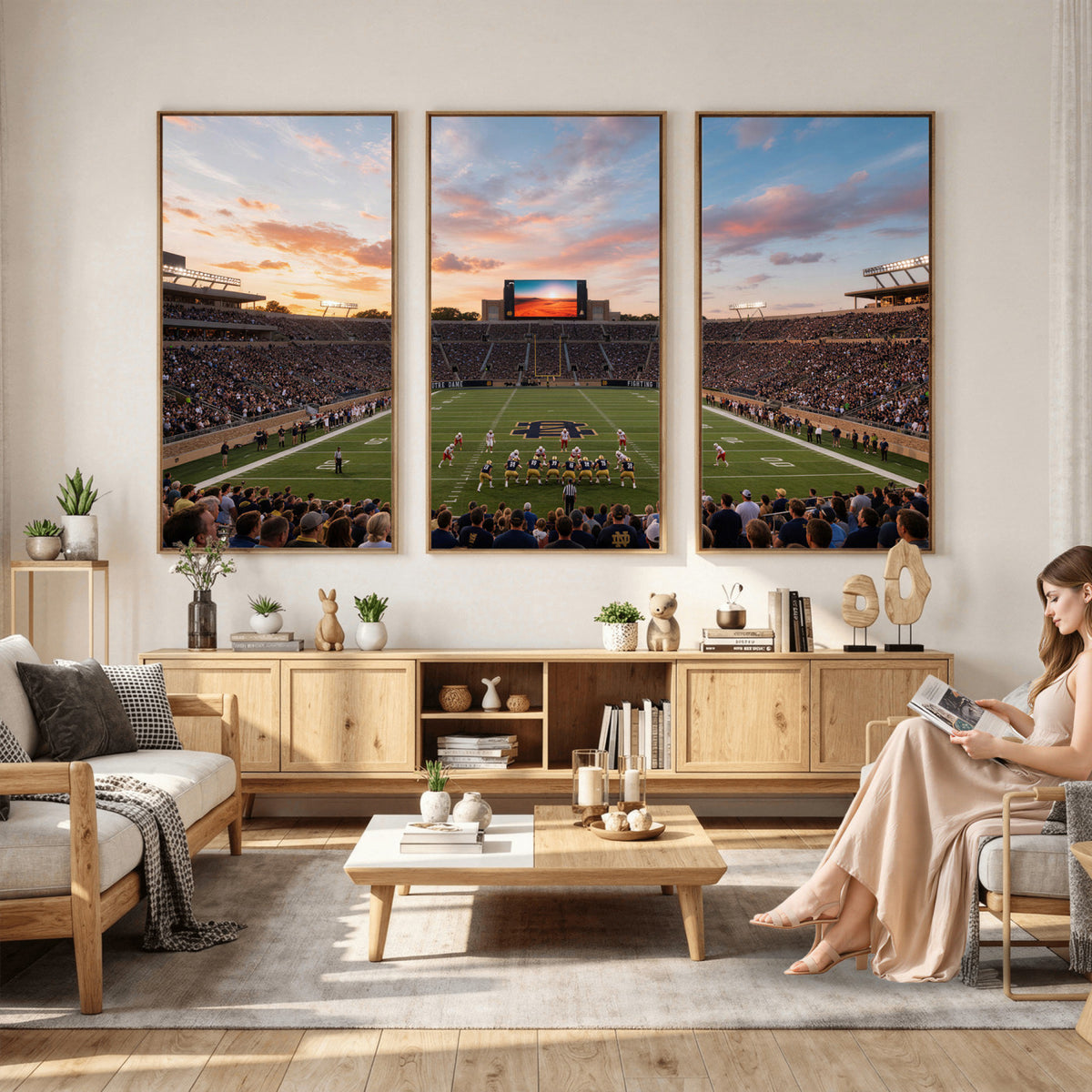 54464530-MGV-CV-36X24 - Stadium Wall Art Canvas Print