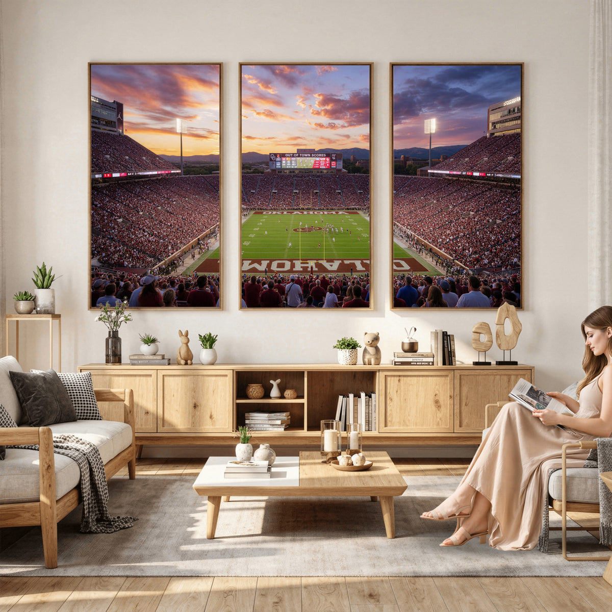 18509931-MGV-CV-36X24 - Stadium Wall Art Canvas Print